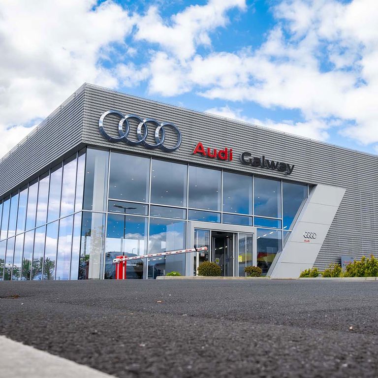 External shot of Audi Galway dealership